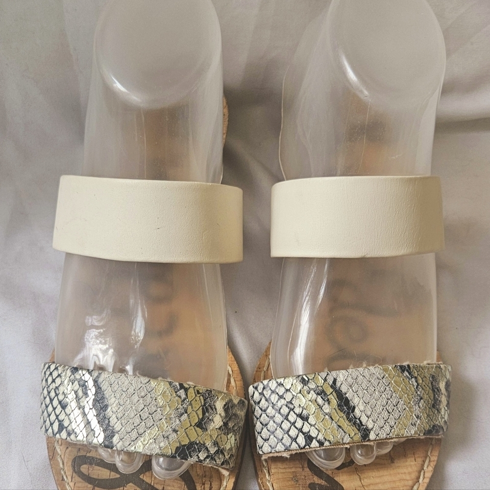 Sam Edelman Gala Two Strap Low Wedge Sandals Women’s Size 8.5 - Picture 5 of 7